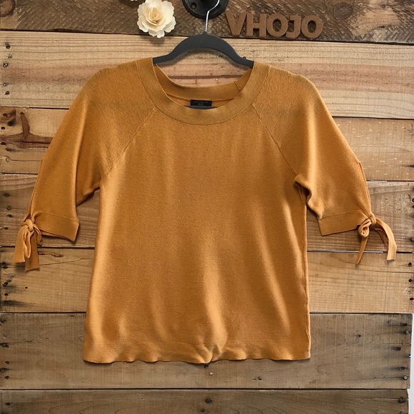 Ann Taylor Factory Sweaters - Ann Taylor mustard Small petite sweater